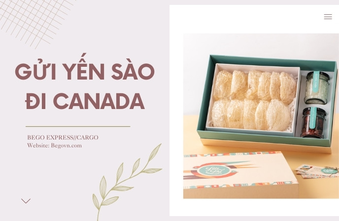 Gửi yến sào đi Canada nhanh chóng, giá rẻ van chuyen to yen sao di nuoc ngoai fedex ups fedex buu dien viettel ems 15